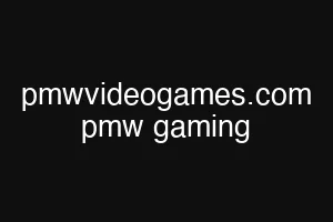 pmwvideogames.com pmw gaming